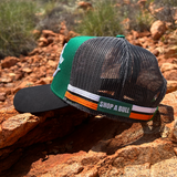 Shit Show Cattle Co Trucker Cap - Forest Green and Black
